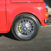 And now sporting its new Borrani Wheels, very smart